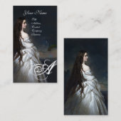 Carte De Visite ETHERNAL BEAUTY Spa de jour du salon de coiffure,  (Devant / Derrière)