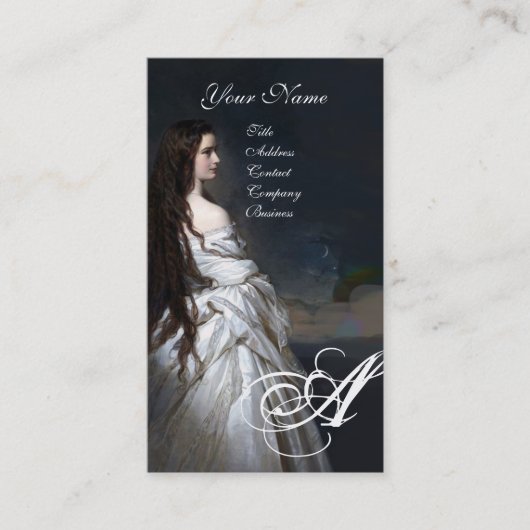 Carte De Visite ETHERNAL BEAUTY Spa de jour du salon de coiffure,  (Devant)