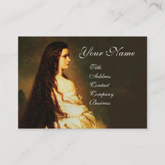 Carte De Visite ETHERNAL BEAUTY Spa de jour du salon de coiffure,  (Devant)