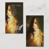 Carte De Visite ETHERNAL BEAUTY Spa de jour du salon de coiffure,  (Devant / Derrière)