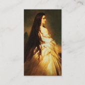 Carte De Visite ETHERNAL BEAUTY Spa de jour du salon de coiffure,  (Dos)