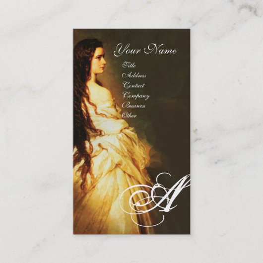 Carte De Visite ETHERNAL BEAUTY Spa de jour du salon de coiffure,  (Devant)