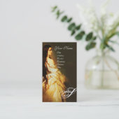 Carte De Visite ETHERNAL BEAUTY Spa de jour du salon de coiffure,  (Debout devant)