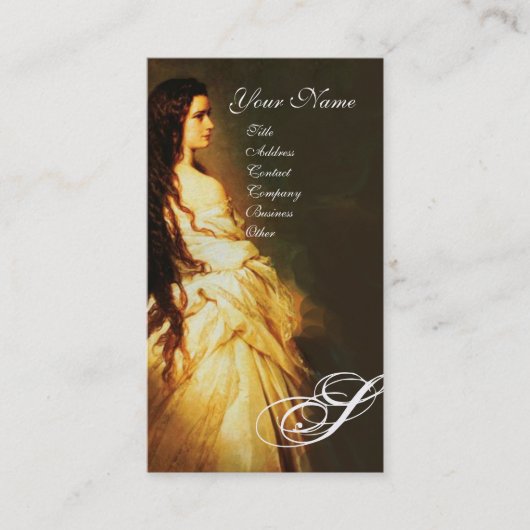 Carte De Visite ETHERNAL BEAUTY Spa de jour du salon de coiffure,  (Devant)