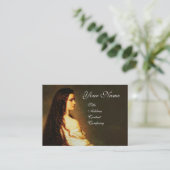 Carte De Visite ETHERNAL BEAUTY Spa de jour du salon de coiffure,  (Debout devant)