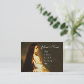 Carte De Visite ETHERNAL BEAUTY Spa de jour du salon de coiffure,  (Debout devant)