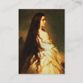 Carte De Visite ETHERNAL BEAUTY Spa de jour du salon de coiffure,  (Dos)