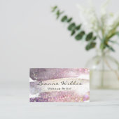 Carte De Visite Étincelle Chic Parties scintillant (Debout devant)