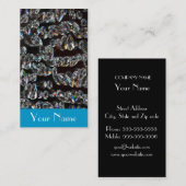 Carte De Visite Étincelle de diamant de bijoux de bijoutier (Devant / Derrière)