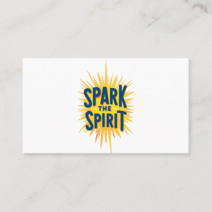 Carte De Visite Étincelle l'Esprit"