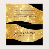 Carte De Visite Étincelle magique (Extérieur déplié)