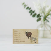 Carte de visite/étiquettes de Cabrito (Debout devant)