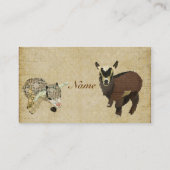 Carte de visite/étiquettes de Cabrito (Dos)