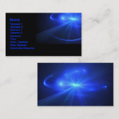 Carte De Visite Étoile bleue (Devant / Derrière)