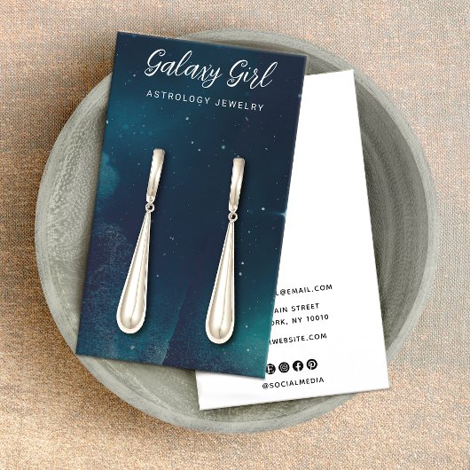 Carte De Visite Étoile céleste Zodiac Épouse de bijoux