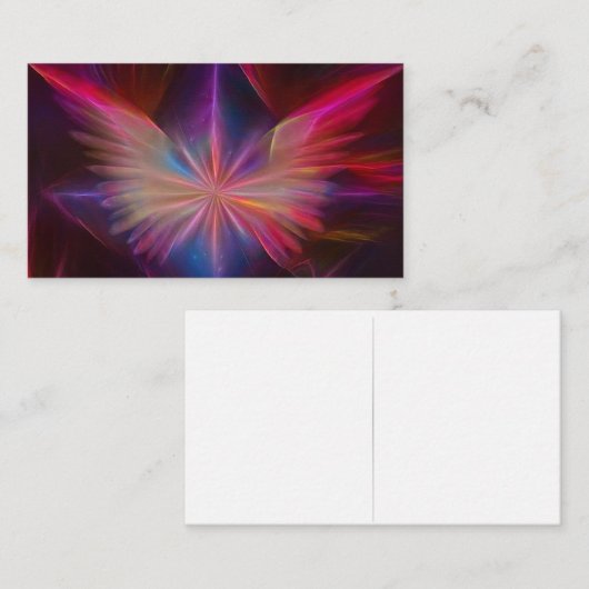 Carte De Visite Étoile d'ange (Devant / Derrière)