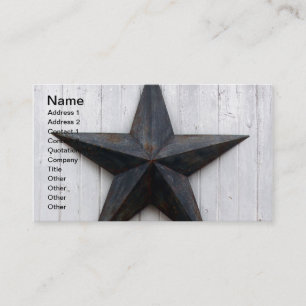 Carte De Visite Étoile de Barn