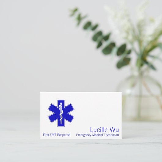 Carte De Visite Étoile de la vie (Debout devant)