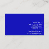 Carte De Visite Étoile de la vie (Dos)