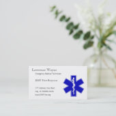 Carte De Visite Étoile de la vie (Debout devant)