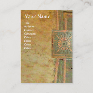 CARTE DE VISITE ÉTOILE DE MATIN 2, MONOGRAMME