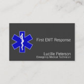 Carte De Visite Étoile de vie (sombre) (Devant)