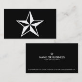 Carte De Visite étoile nautique (Devant / Derrière)