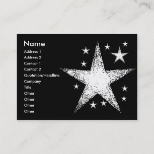 Carte De Visite Étoiles  