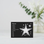 Carte De Visite Étoiles | (Debout devant)