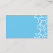 Carte De Visite étoiles bleues (Dos)