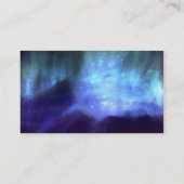 Carte De Visite Étoiles bleues dans l'espace (Dos)