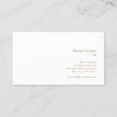 Carte De Visite Étoiles brillantes Bleu clair (Dos)