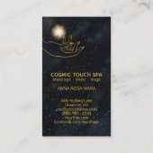 Carte De Visite *~* Étoiles Cosmiques Gold de guérison (Dos)