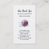 Carte De Visite *~* Étoiles Cosmo Abstraites Aquarelle Ciel Univer (Dos)