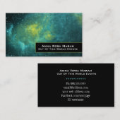 Carte De Visite *~* Étoiles de Galaxie cosmique de la nébula (Devant / Derrière)