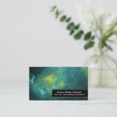 Carte De Visite *~* Étoiles de Galaxie cosmique de la nébula (Debout devant)