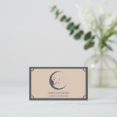 Carte De Visite Etoiles de la Lune céleste Astrologie élégant (Debout devant)
