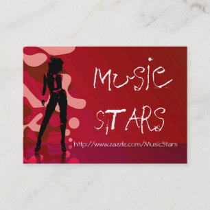 Carte De Visite Étoiles de musique