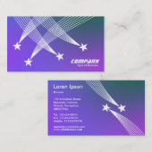 Carte De Visite Étoiles de tir - Gradient doux (Devant / Derrière)