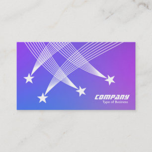 Carte De Visite Étoiles de tir - Gradient doux