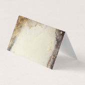 Carte De Visite Étoiles d'or céleste lunes foncées (Dos)