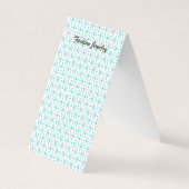 Carte De Visite Étoiles/Étoiles Tente Plier do-it-yourself Poignée (Devant)