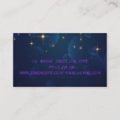 Carte De Visite Étoiles professionnelles modernes en diamants en b (Dos)