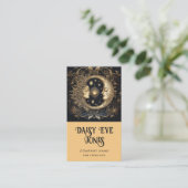 Carte De Visite Étoiles rétro Sun Moon (Debout devant)