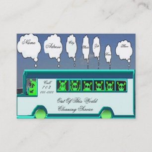 Carte de visite étranger d'autobus