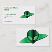 Carte de visite étranger d'UFO (Devant / Derrière)