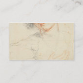 Carte De Visite Étude de la tête de St Apollonia (dessin) (Dos)