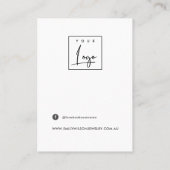 CARTE DE VISITE ÉTUDE DE RESTAURATION DE L'ÉVANCHE ROSE-ROSE CÉRAM (Dos)