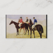 Carte De Visite Étude de trois fissures de course d'obstacles : (Dos)