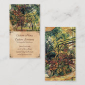Carte De Visite Étude des pins Vincent van Gogh (Devant / Derrière)